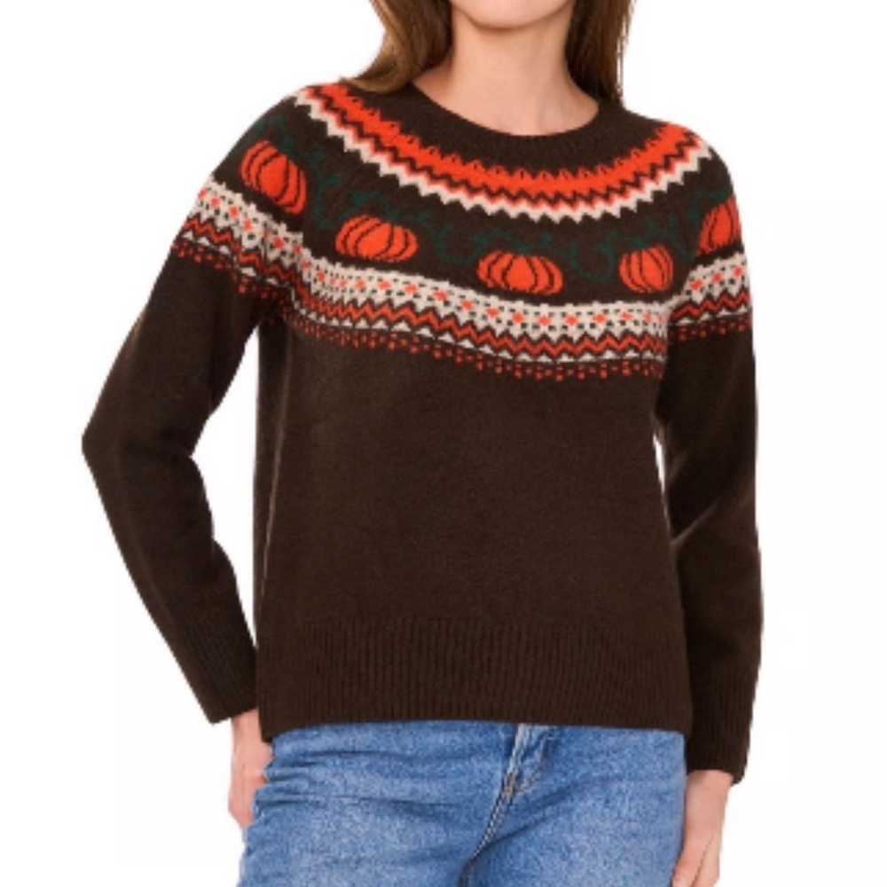 VINCE CAMUTO Pumpkin Pullover Sweater
